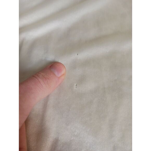 Vintage Repaired Cream High Neck Flowy Slip Dress - Picture 8 of 15